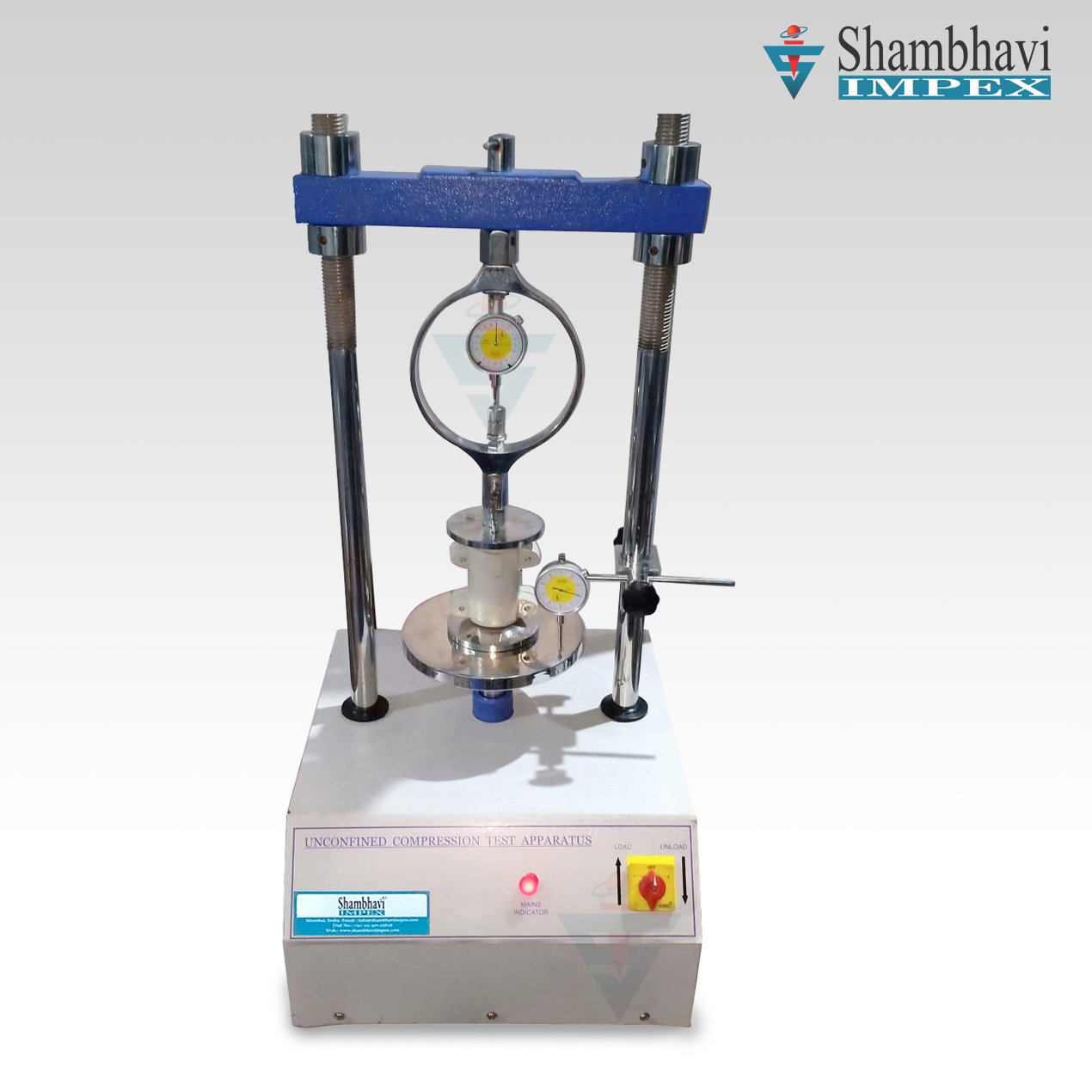 Unconfined Compression Test Apparatus -  (Motorised)- (SISUCA-01)
